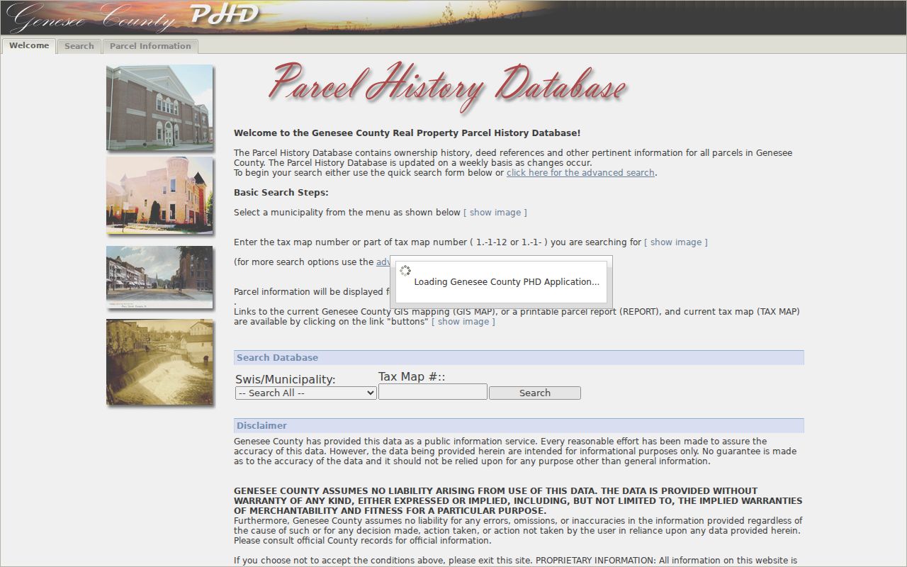 Grand Blanc Township neighbors parcel-history GIS viewer for adjacent parcels